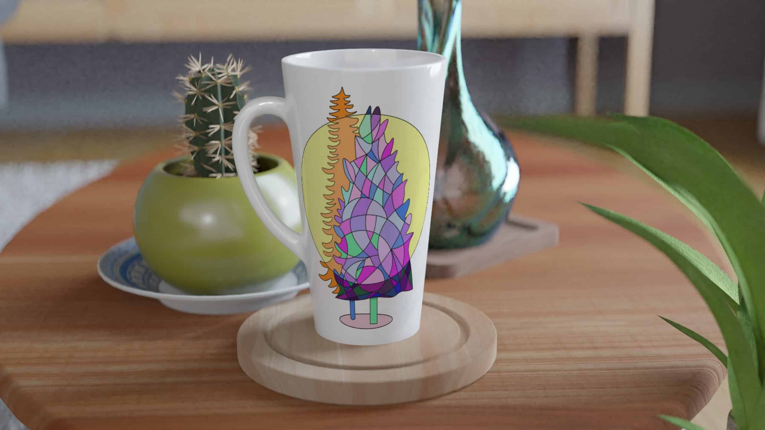Latte coffee cup Guimond - Image 4