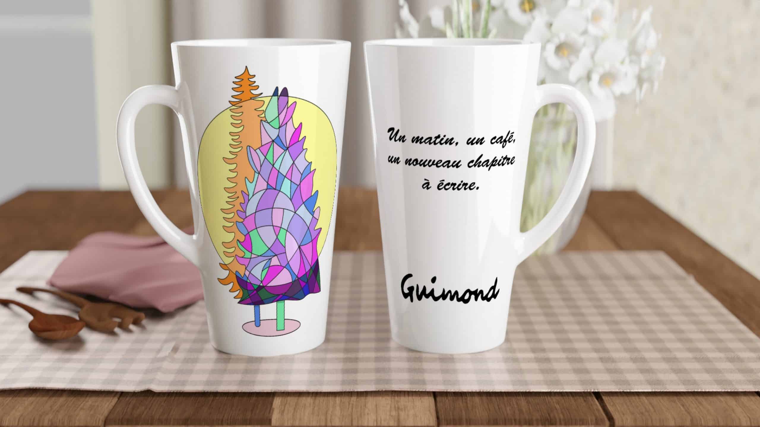 Latte coffee cup Guimond - Image 5